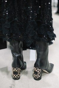 Backstage at Elie Saab RTW Fall 2023