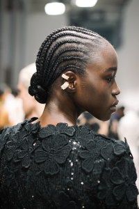Backstage at Elie Saab RTW Fall 2023