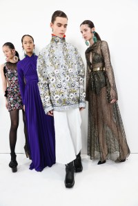 Backstage at Giambattista Valli RTW Fall 2023