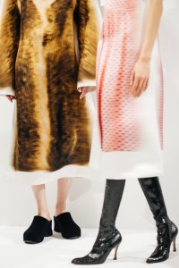 Backstage at Loewe RTW Fall 2023