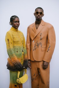 Backstage at Off-White RTW Fall 2023