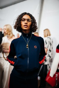 Backstage at Stella McCartney RTW Fall 2023