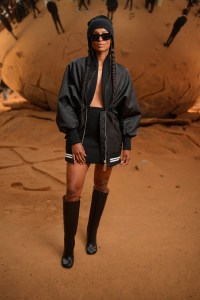 Ciara, Off-White Runway Show, Paris Fashion Week, Knee-High Boots