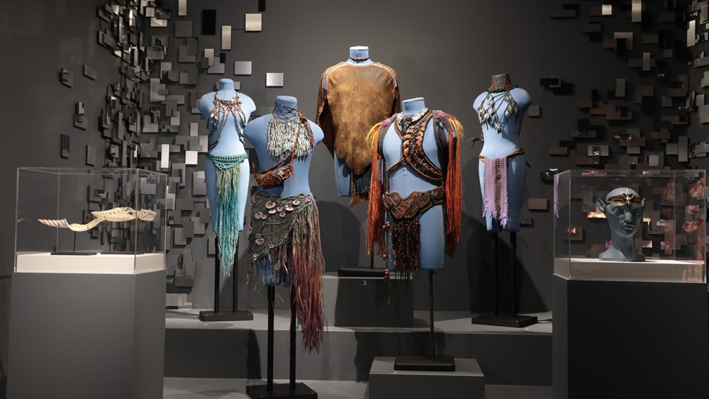 “Avatar: The Way of Water” costumes by Deborah Scott. These costumes can be seen in the "Art of Costume Design in Film" exhibition at FIDM Museum, Fashion Institute of Design & Merchandising in Los Angeles, CA on Friday, March 3, 2023 (photo: Alex J. Berliner/ABImages)