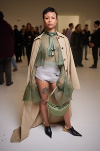 Front Row at Loewe RTW Fall 2023