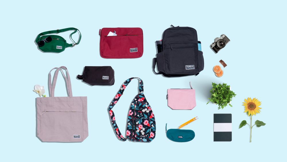 A top-level view of Terra Thread's accessories.