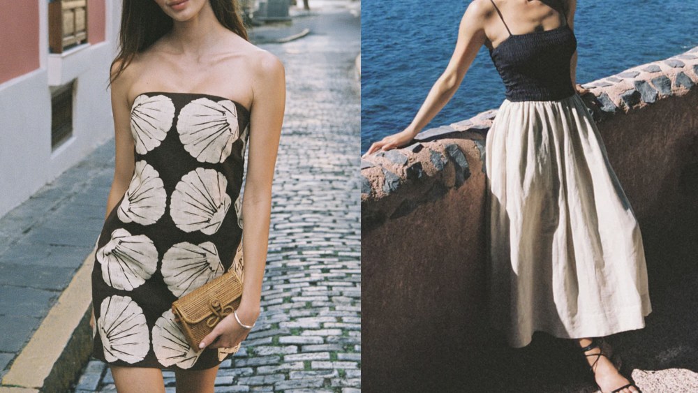 linen dresses by abercrombie and ciao lucia