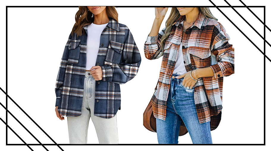 Amazon Automet Plaid Shacket sale