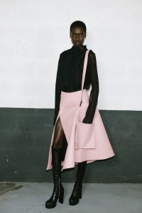 Backstage at Sacai RTW Fall 2023