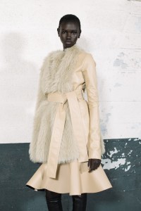 Backstage at Sacai RTW Fall 2023