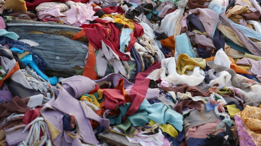 Textile waste.