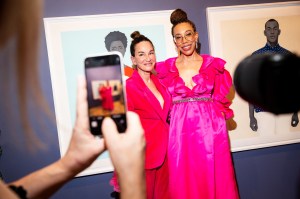 Cynthia Rowley and Amy Sherald at the 2023 Tribeca Ball on April 04, 2023 in New York, New York.