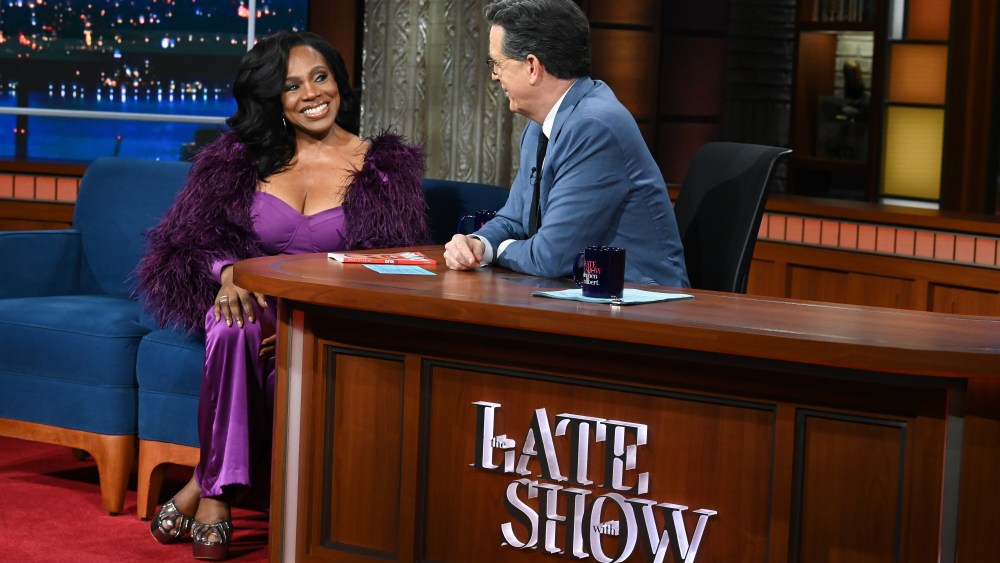 Sheryl Lee Ralph on the April 17 episode of "The Late Show With Stephen Colbert."