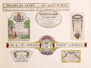 19th century L.T. Piver perfume sample album.