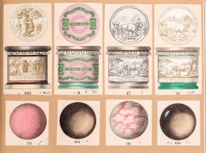 19th century L.T. Piver perfume sample album.