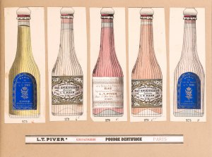 19th century L.T. Piver perfume sample album.