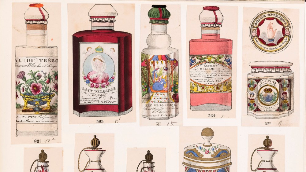 19th century perfume sample album by heritage French perfumery house, L.T. Piver.