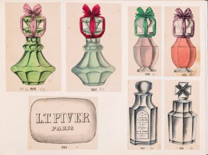 19th century L.T. Piver perfume sample album.