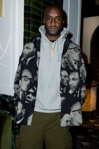 Virgil Abloh attends the Kirin Peggy Gou dinner, 2019.