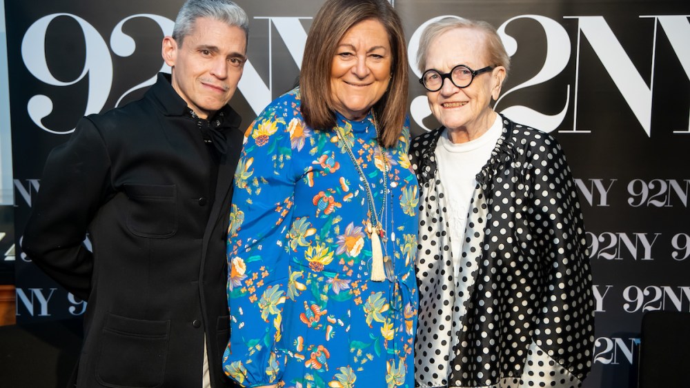 Ruben Toledo, Fern Mallis and Marylou Luther