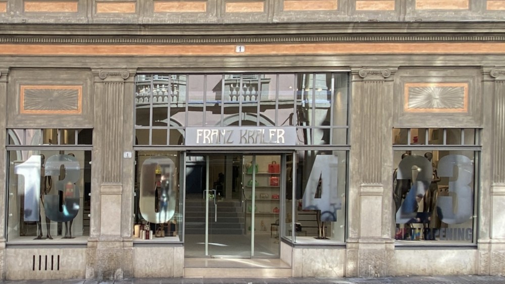 The new Franz Kraler boutique in Bolzano, Italy.