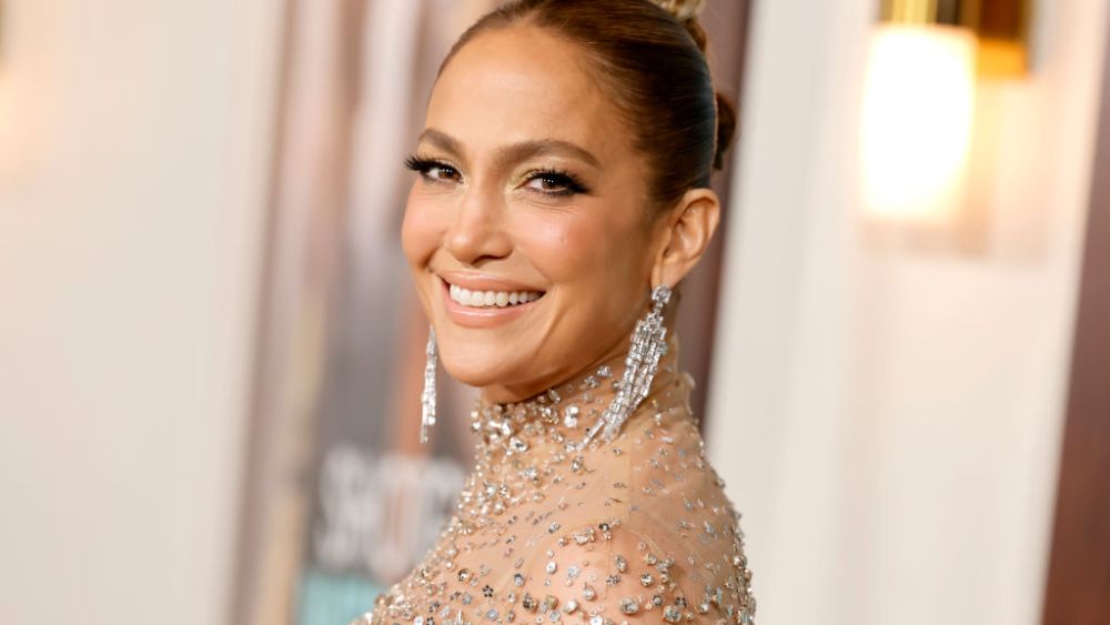 Jennifer Lopez at the premiere of Prime Video's "Shotgun Wedding" on Jan. 18 in Los Angeles.