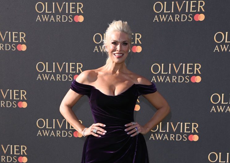 Hannah Waddingham at The Olivier Awards on April 2 in London.