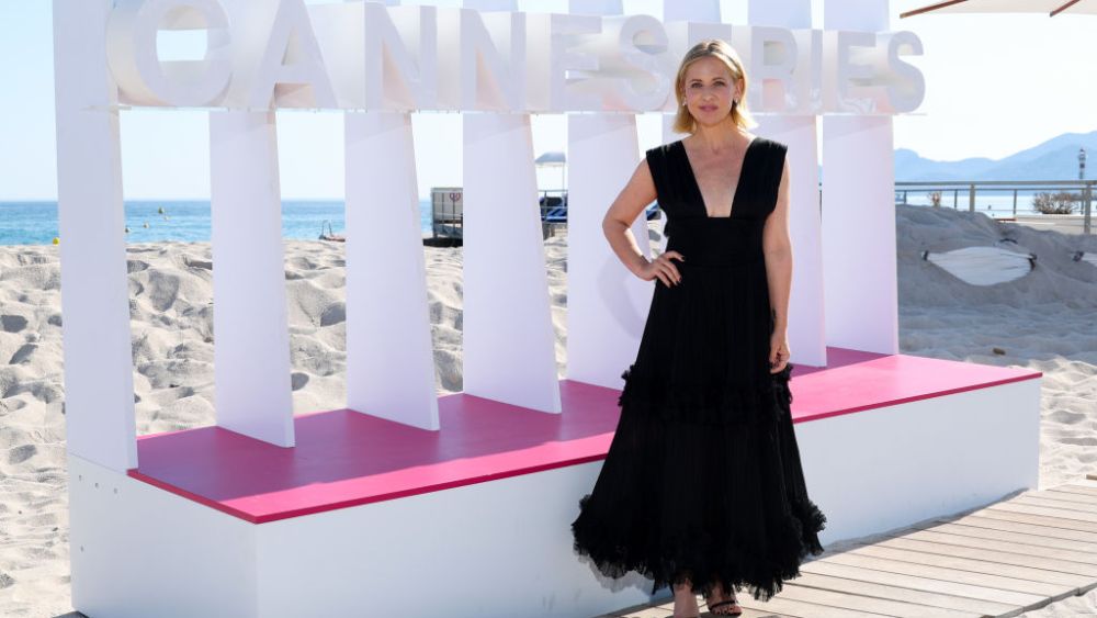 Sarah Michelle Gellar attending a photo call for the Canneseries International Festival on April 18 in Cannes.