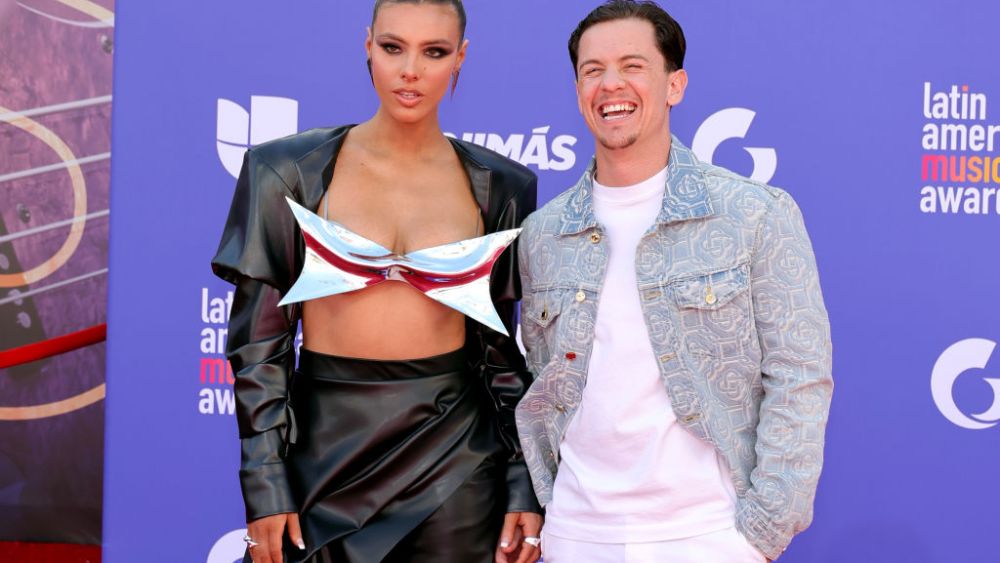 Lele Pons and Guaynaa at the 2023 Latin American Music Awards on April 20 in Las Vegas.