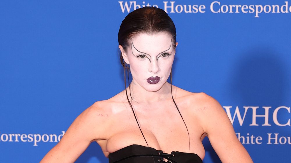 Julia Fox attends the 2023 White House Correspondents' Dinner on April 29 in Washington, DC.