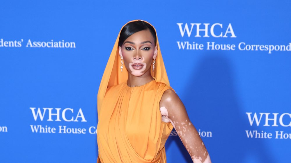 Winnie Harlow attends the 2023 White House Correspondents' Dinner on April 29 in Washington, DC.