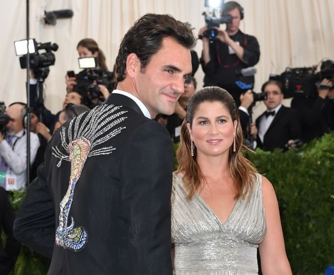 Roger and Mirka Federer at the 2017 Met Gala on May 1 in New York City.