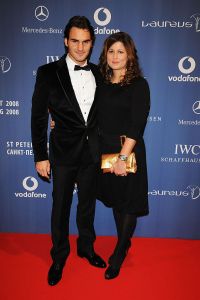 ST. PETERSBURG, RUSSIA - FEBRUARY 18:  Roger Federer and guest girlfriend Mirka Vavrinec attend the Laureus World Sports Awards at the Mariinsky Concert Hall on February 18, 2008 in St.Petersburg, Russia.  (Photo by Pascal Le Segretain/Getty Images for Laureus)