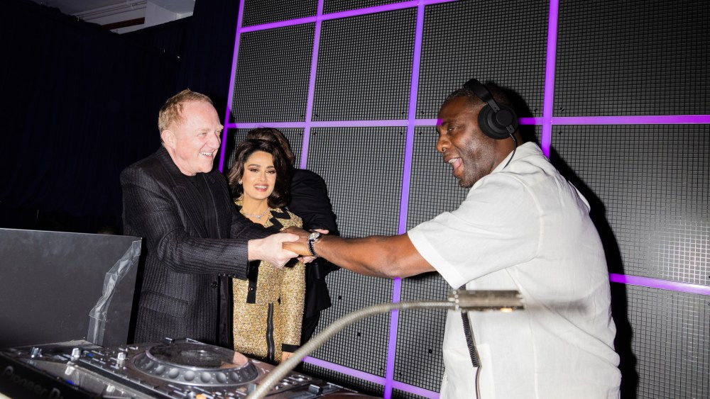 François-Henri Pinault, Salma Hayek and Idris Elba
