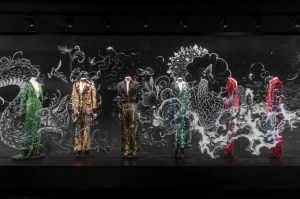 A view of the "Gucci Cosmos" exhibition in Shanghai.