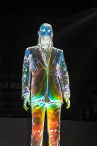 A view of the "Gucci Cosmos" exhibition in Shanghai.