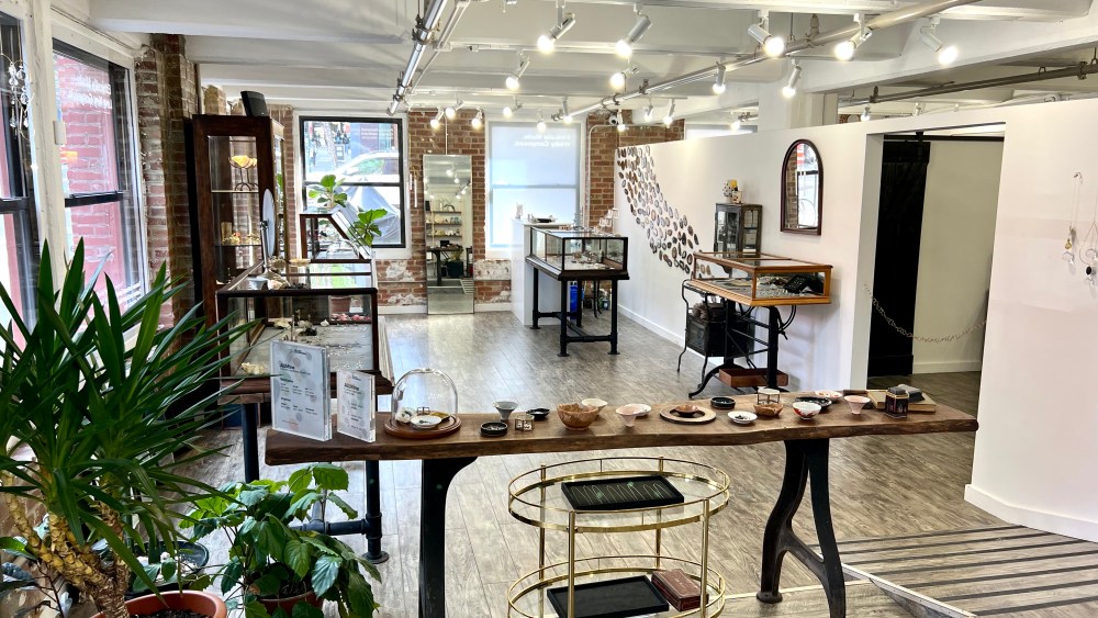 Inside a Melissa Joy Manning Jewelry store.