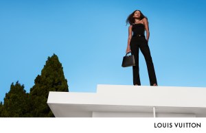 Zendaya in Louis Vuitton’s latest ad campaign, photographed by Mert Alas and Marcus Piggott and styled by Law Roach.