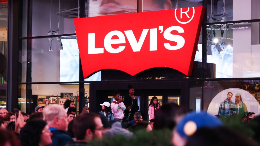 Levi's store at Times Square, Midtown Manhattan in New York, United States, on October 22, 2022.