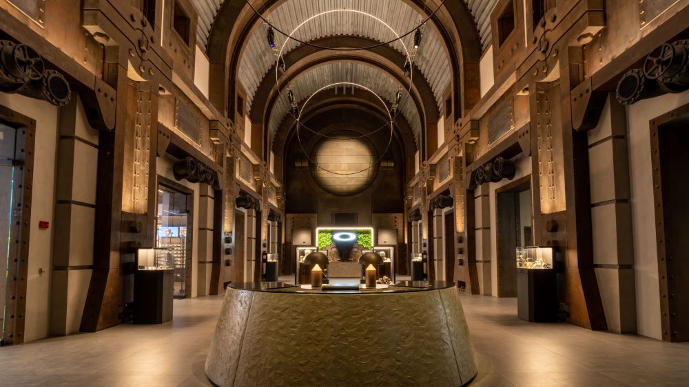 Oakley headquarters lobby.