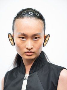 Backstage at Off-White Fall 2023 Ready To Wear Fashion Show on March 2, 2023 in Paris, France.