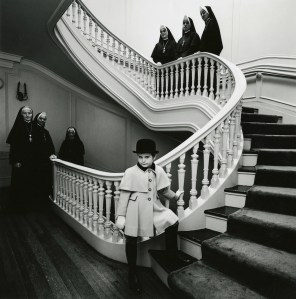 Marymount School, Fifth Avenue, for Harper's Bazaar, August 1964 issue, gelatin silver print; printed 2011, paper 16-1/2 x 15-5/8" (41.9 x 39.7 cm)