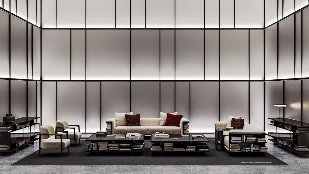 Karl Lagerfeld Maison Saint-Germain living room set