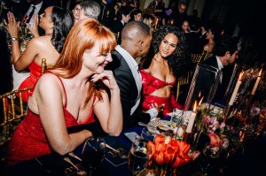 Samantha Barry, LaQuan Smith and Cindy Bruna.