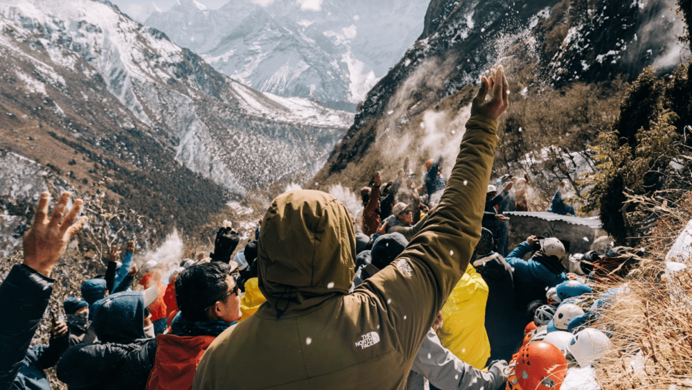 Team Full Circle made history last May as the first Black expedition team to summit Mount Everest, in The North Face, naturally.