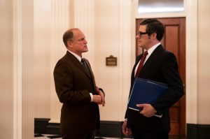 Woody Harrelson as E. Howard Hunt and Rich Sommer as Egil "Bud" Krogh