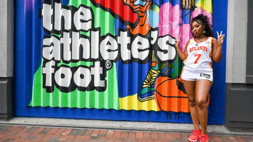 The Athlete's Foot Atlanta store Baby Tate