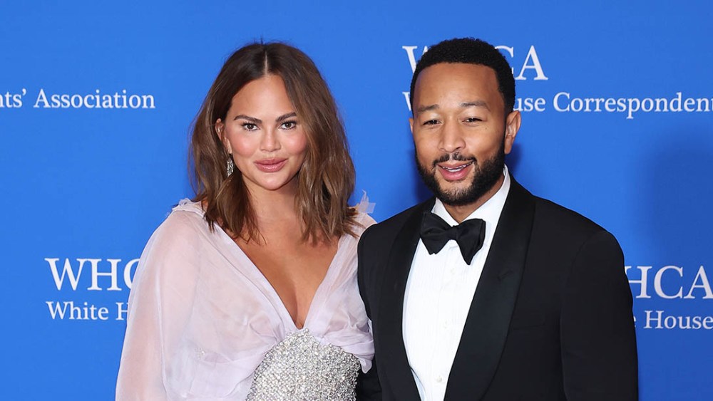 WASHINGTON, DC - APRIL 29: Chrissy Teigen and John Legend attend the 2023 White House Correspondents' Association Dinner at Washington Hilton on April 29, 2023 in Washington, DC. (Photo by Paul Morigi/Getty Images)