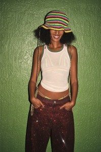 Frame’s new capsule collection with British Vogue fashion director, Julia Sarr-Jamois, includes an $11,995 pair of jeans.