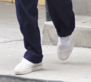 Harry Styles spotted as he leaves the Tracey Anderson Gym in Los Angeles on April 12, 2023.